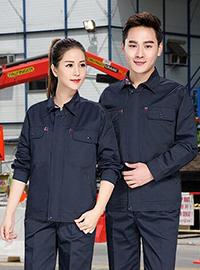 秋冬长袖工作服套装男