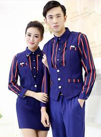 酒店工作服秋冬装马甲