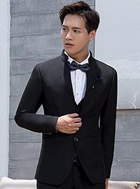 西服套装男士修身立领